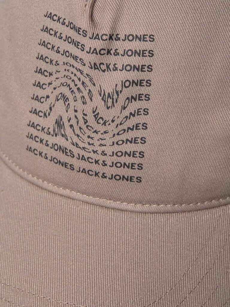 Jack & Jones meeste nokamüts 12225099*01, beež 5715320353723 hind ja info | Meeste sallid, mütsid ja kindad | kaup24.ee