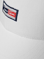Мужская кепка Jack & Jones, 12225717*03, белая, 5715321247847 цена и информация | Мужские шарфы, шапки, перчатки | kaup24.ee