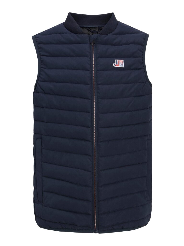 Jack & Jones laste vest 60g 12229981*01, tumesinine 5715414243558 цена и информация | Poiste kampsunid, vestid ja jakid | kaup24.ee