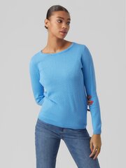 Vero Moda naiste pullover 10136644*09, türkiis/Lit 5715365890283 hind ja info | Naiste kampsunid | kaup24.ee