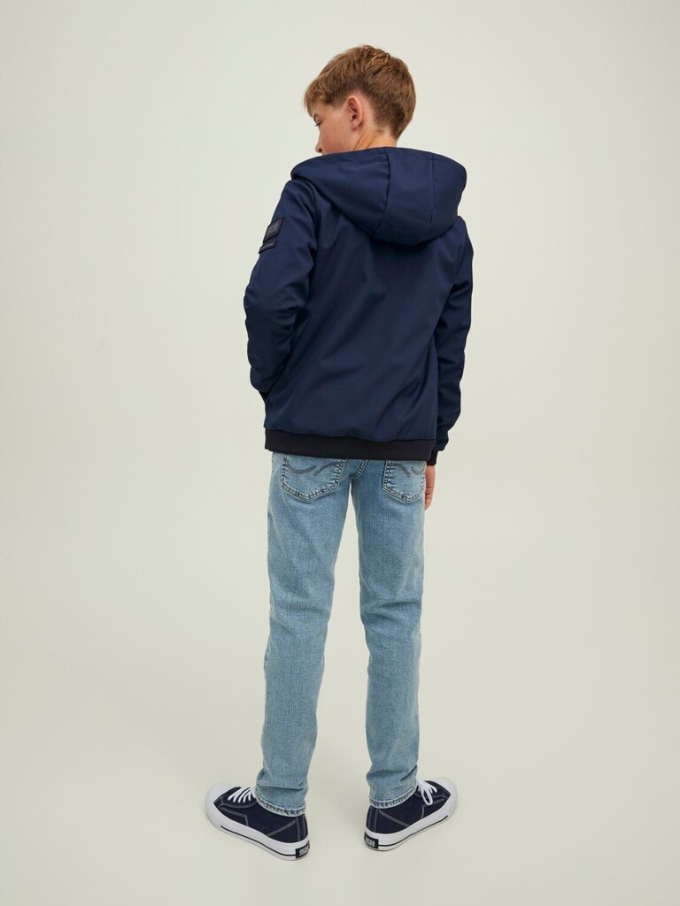 Jack & Jones laste jope 12215852*02, tumesinine 5715315464113 цена и информация | Poiste kampsunid, vestid ja jakid | kaup24.ee