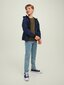 Jack & Jones laste jope 12215852*02, tumesinine 5715315464113 цена и информация | Poiste kampsunid, vestid ja jakid | kaup24.ee