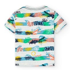 Детская футболка Boboli, белый, 316055*9134, 8445470232780 цена и информация | Рубашки для мальчиков | kaup24.ee