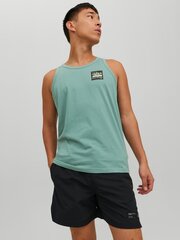 Мужская майка Jack & Jones, 12228394*02, зелёная, 5715370762407 цена и информация | Meeste T-särgid | kaup24.ee