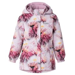 Lenne laste parka 45g Sanna 23225*1210, roosa/kollane 4741593314407 hind ja info | Tüdrukute joped ja mantlid | kaup24.ee