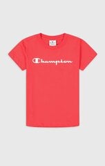 Champion laste T-särk 404541*RS009, punane 8058132004559 цена и информация | Рубашки для девочек | kaup24.ee