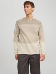 Jack & Jones meeste pullover 12157321*02, helebeež/oatmeal 5715311444430 hind ja info | Meeste kampsunid | kaup24.ee