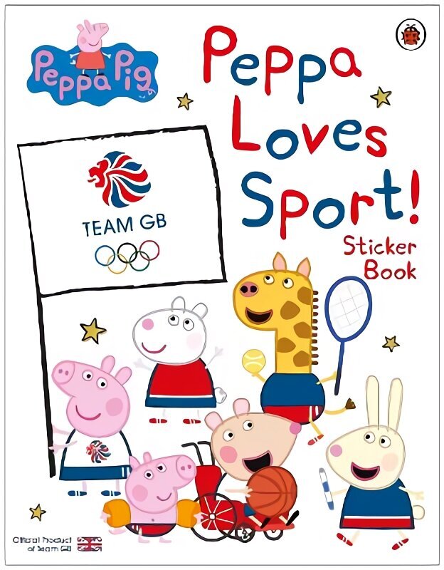 Peppa Pig: Peppa Loves Sport! Sticker Book: Official Product of Team GB цена и информация | Väikelaste raamatud | kaup24.ee