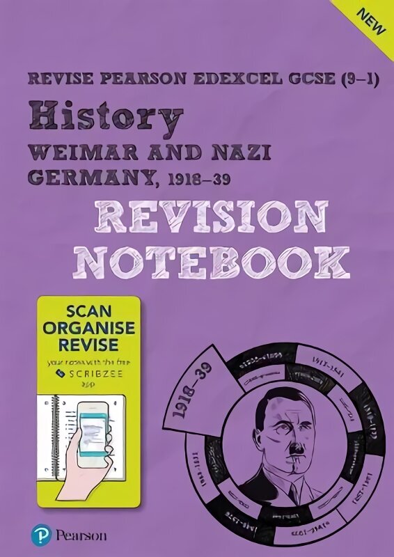 Pearson REVISE Edexcel GCSE (9-1) History Weimar & Nazi Germany Revision Notebook: for home learning, 2022 and 2023 assessments and exams Student edition цена и информация | Noortekirjandus | kaup24.ee