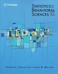 Statistics for The Behavioral Sciences 10th edition цена и информация | Книги по социальным наукам | kaup24.ee