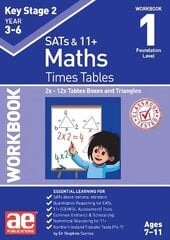 KS2 Times Tables Workbook 1: 2x - 12x Tables Boxes & Triangles hind ja info | Noortekirjandus | kaup24.ee