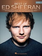 Best of Ed Sheeran for Easy Piano: Easy Piano Updated hind ja info | Kunstiraamatud | kaup24.ee