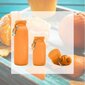 Keeratav silikoonist pudel Bübi 414 ml, oranž hind ja info | Joogipudelid | kaup24.ee