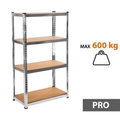 Hoiuriiulid Tonro 150x75x40 PRO, 3 tk цена и информация | Стеллажи, полки | kaup24.ee