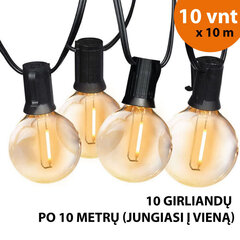 Välitingimustes kasutatav valguskett (LED tuled) 100 m Elegance цена и информация | Гирлянды | kaup24.ee