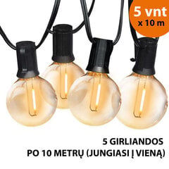 Välitingimustes kasutatav valguskett (LED tuled) 50 m Elegance цена и информация | Гирлянды | kaup24.ee