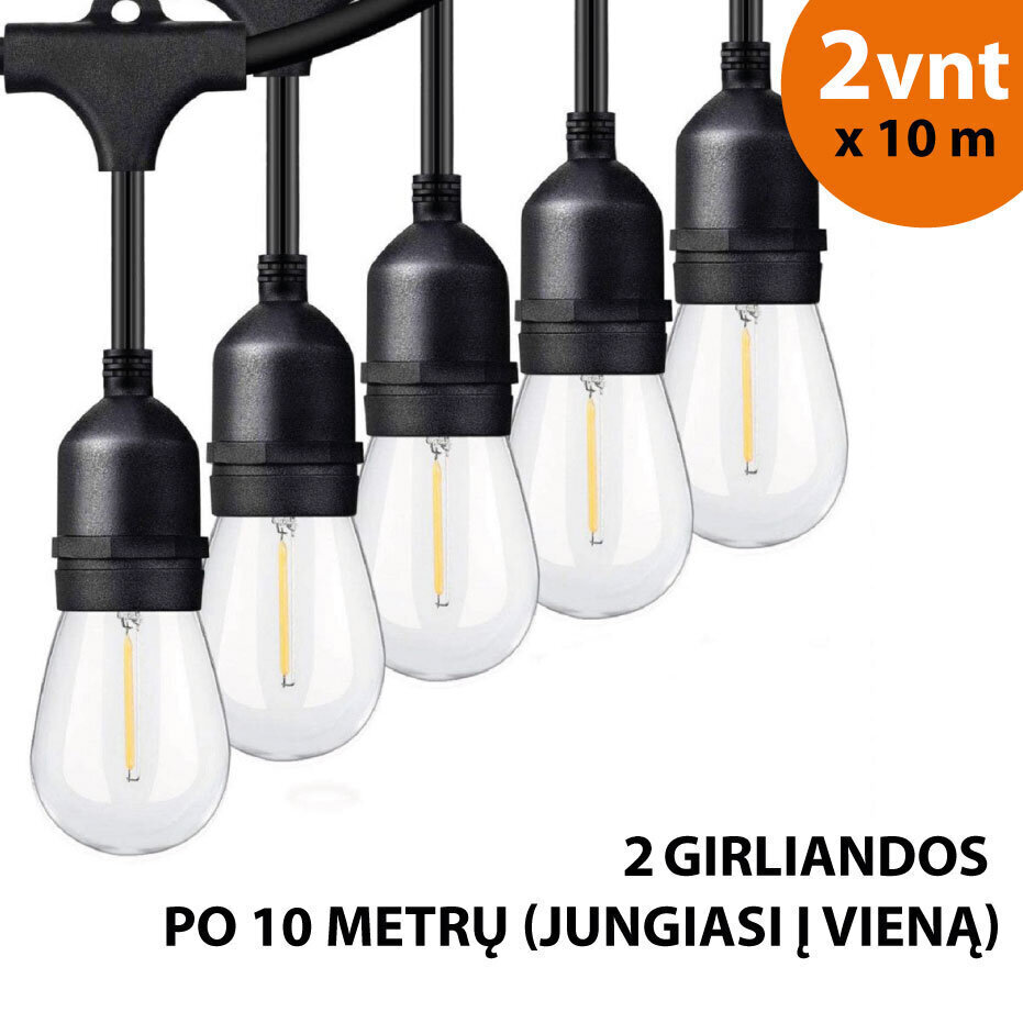 Välitingimustes kasutatav valguskett (LED tuled) 20 m Drop hind | kaup24.ee