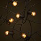 Välitingimustes kasutatav valguskett (LED tuled) 20 m Glow must цена и информация | Jõulutuled | kaup24.ee