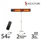 Heatum H3000R EMPIRE infrapuna soojuskiirgur koos statiiviga hind ja info | Küttekehad | kaup24.ee