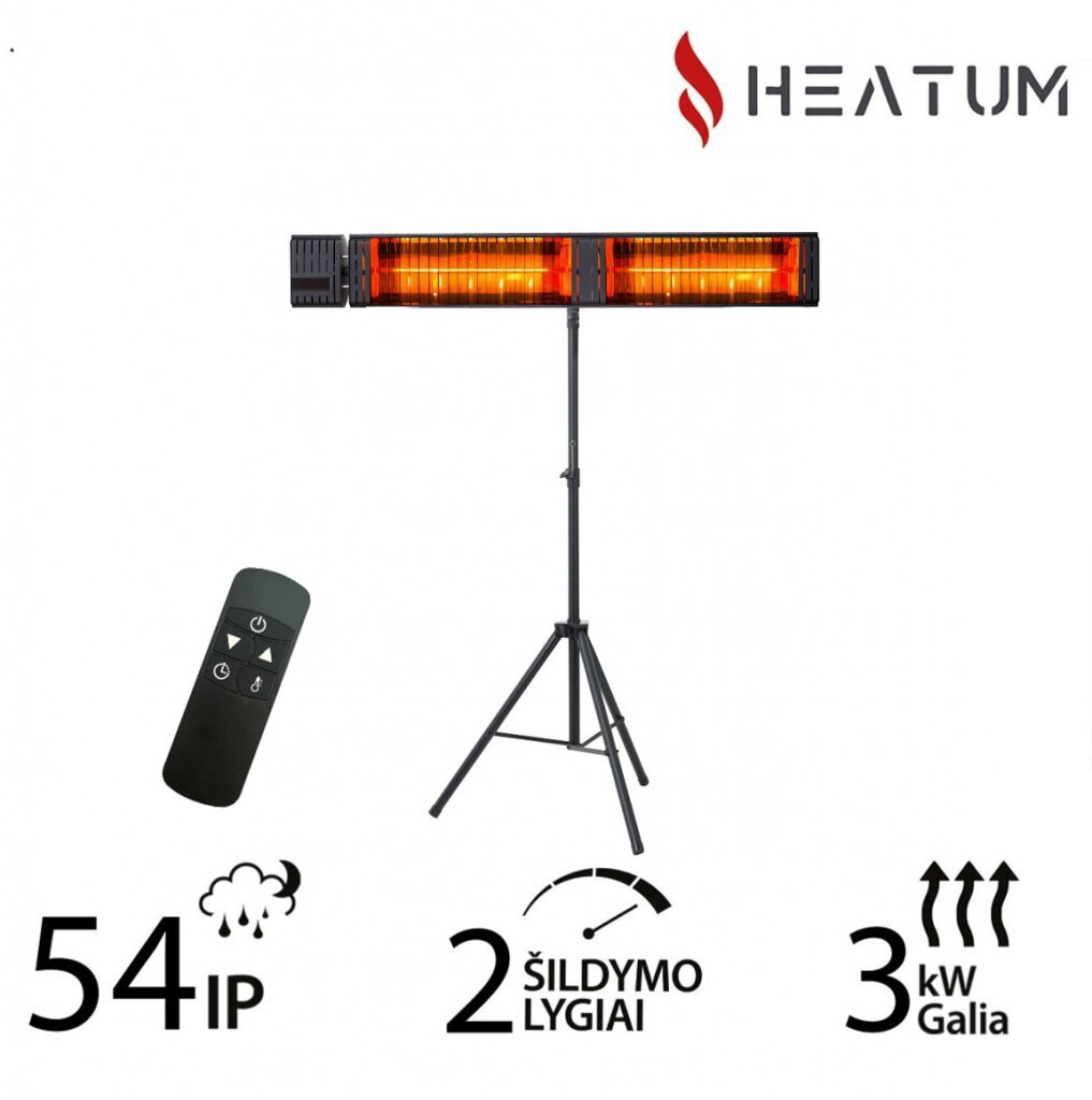 Heatum H3000R EMPIRE infrapuna soojuskiirgur koos statiiviga цена и информация | Küttekehad | kaup24.ee