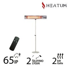 Heatum H2000R URBAN SILVER infrapuna soojuskiirgur koos statiiviga цена и информация | Грелки | kaup24.ee