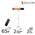 Heatum H2000R URBAN Black eraldiseisev infrapuna soojuskiirgur statiiviga