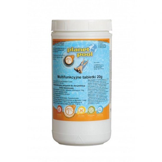 Basseinivee puhastusvahend Planet Pool Chemochlor Multitabl 20 g 50 tk / 1 kg hind ja info | Basseini puhastusvahendid | kaup24.ee