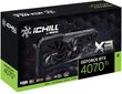 Inno3D GeForce RTX 4070 Ti iCHILL X3 (C407T3-126XX-186148H) цена и информация | Videokaardid (GPU) | kaup24.ee