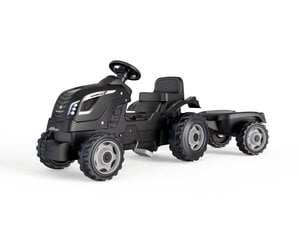 Haagisega traktor Smoby Farmer XL Cow, must hind ja info | Smoby Lapsed ja imikud | kaup24.ee