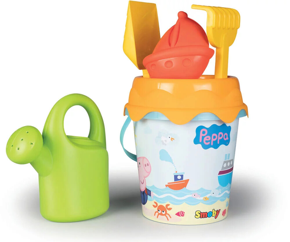 Smoby Põrsas Peppa (Peppa Pig) liivamänguasjade komplekt hind ja info | Mänguasjad (vesi, rand ja liiv) | kaup24.ee
