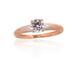 Золотое кольцо  1.71 гр,размер: 17.5, 585° цена и информация | Кольцо | kaup24.ee