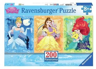 Ravensburger panoraampusle 200 tk Printsessid hind ja info | Pusled | kaup24.ee