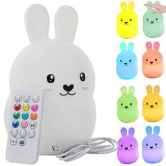 Silikoonist RGB lamp Bunny цена и информация | Детские светильники | kaup24.ee