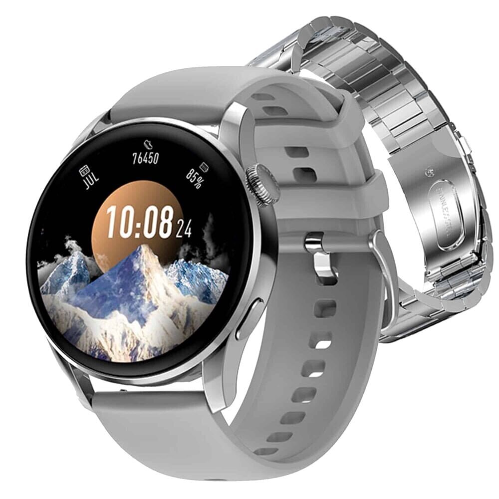 DT3 Silver Steel цена и информация | Nutikellad (smartwatch) | kaup24.ee