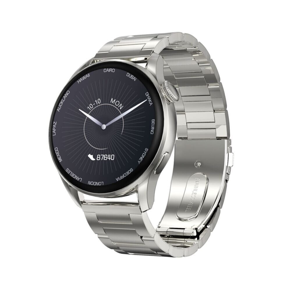 DT3 Silver Steel цена и информация | Nutikellad (smartwatch) | kaup24.ee