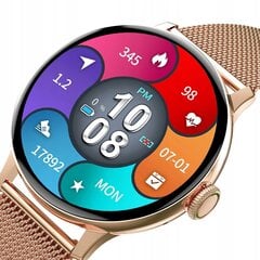 BlueQ DT2 Gold цена и информация | Смарт-часы (smartwatch) | kaup24.ee