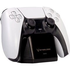 Зарядная станция SteelDigi Azure Moose для Dualsense PS5, черная цена и информация | Аксессуары для компьютерных игр | kaup24.ee