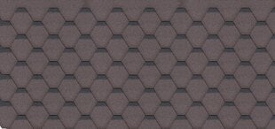 Asfaldisindlite komplekt Hexagonal Rock H101BROWN, pruun hind ja info | Katuse aluskatted | kaup24.ee