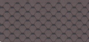 Asfaldisindlite komplekt Hexagonal Rock H102BROWN, pruun hind ja info | Katuse aluskatted | kaup24.ee