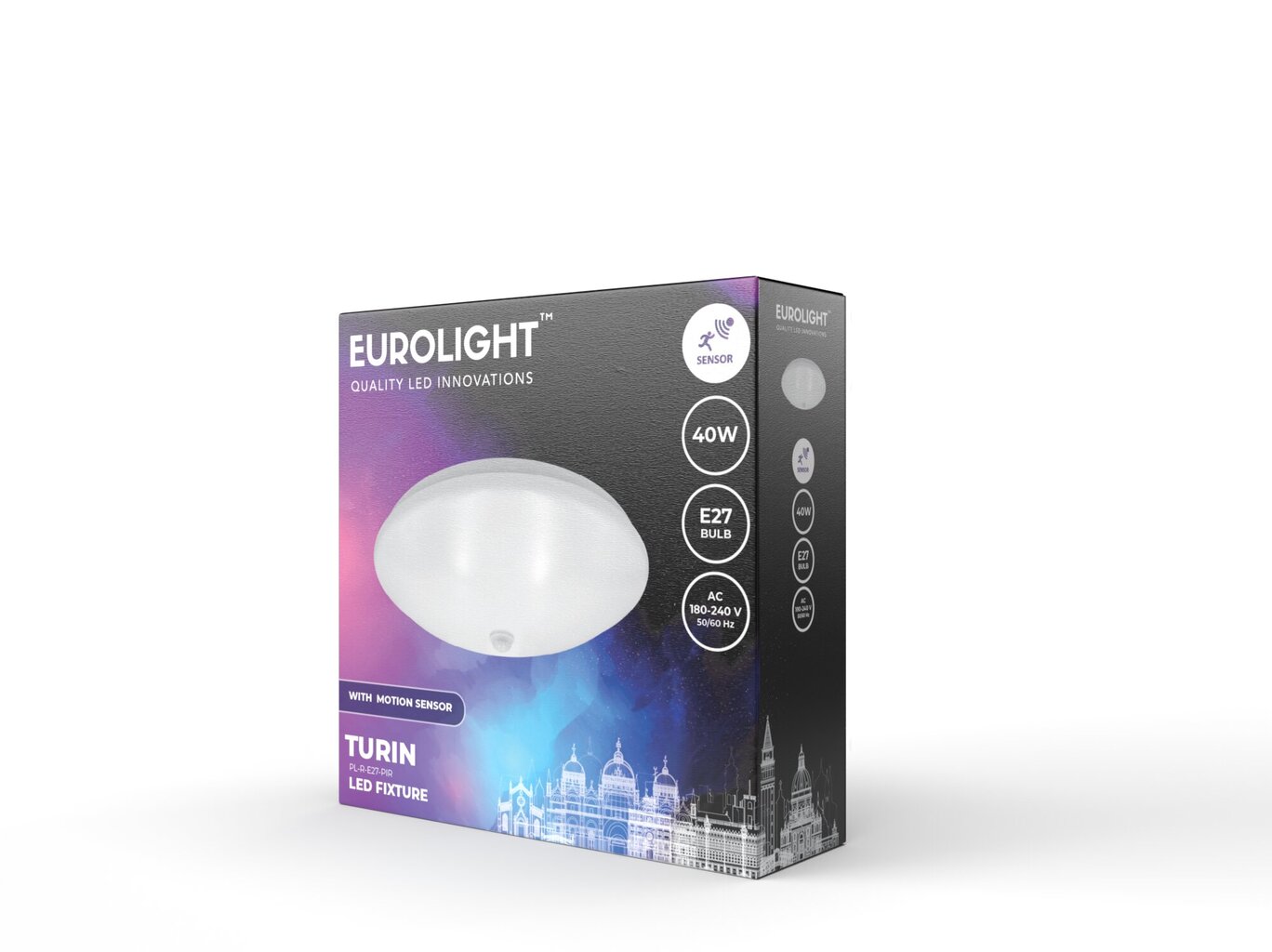 TURIN LED valgusti koos IR liikumisanduriga E27 IP20 цена и информация | Laelambid | kaup24.ee