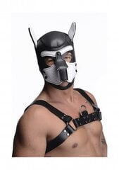Шлем для щенков Puppy Hood, черный/белый цвет цена и информация | БДСМ и фетиш | kaup24.ee