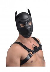 Шлем для щенка Puppy Hood, черный цвет цена и информация | БДСМ и фетиш | kaup24.ee