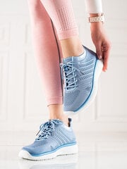 Женские синие кроссовки на шнуровке Shelovet цена и информация | Спортивная обувь, кроссовки для женщин | kaup24.ee