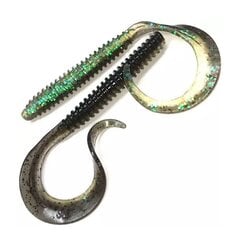 Резиновый червяк - Worm 90 мм Savage Gear Rib Worm Blue Glitter цена и информация | Воблеры, приманки, блесны | kaup24.ee