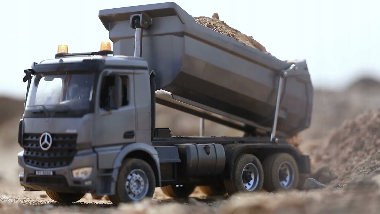 Kaugjuhtiav kallur Mercedes Benz Arocs RTR, mõõtkava 1:20 цена и информация | Poiste mänguasjad | kaup24.ee