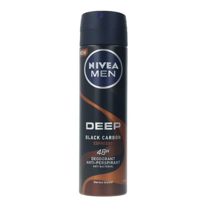 Sprei deodorant Nivea Men Deep Espresso Deo Spray, 150 ml цена и информация | Deodorandid | kaup24.ee