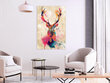 Maal - Watercolor Deer (1 Part) Vertical hind ja info | Seinapildid | kaup24.ee