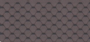 Asfaldisindlite komplekt Hexagonal Rock H205BROWN, pruun цена и информация | Кровельные покрытия | kaup24.ee