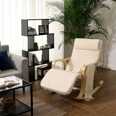 Кресло-качалка LYY41M, бежевый цена и информация | Кресла в гостиную | kaup24.ee