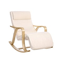 Кресло-качалка LYY41M, бежевый цена и информация | Кресла в гостиную | kaup24.ee